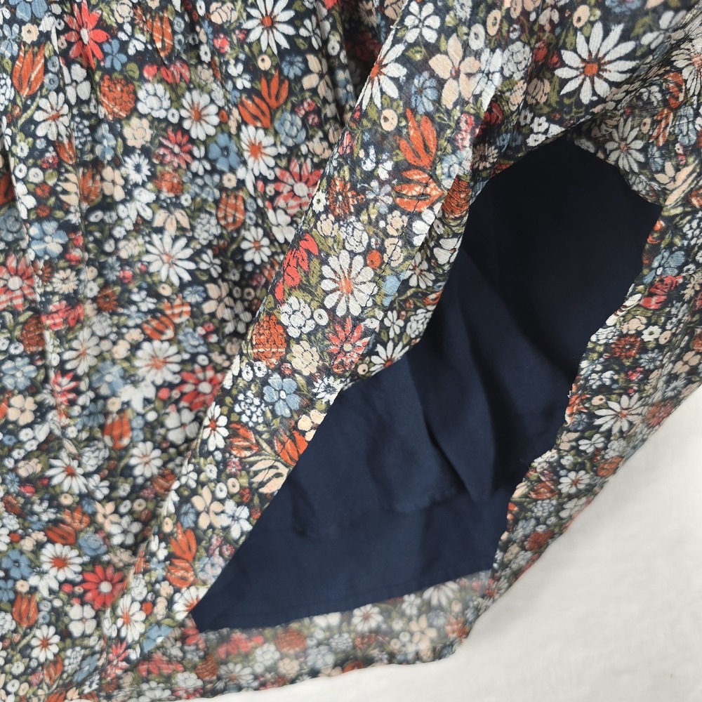 Abercrombie & Fitch Women's Size‎ XS Floral Tie Lined Long Sleeve Dress - Picture 5 of 7